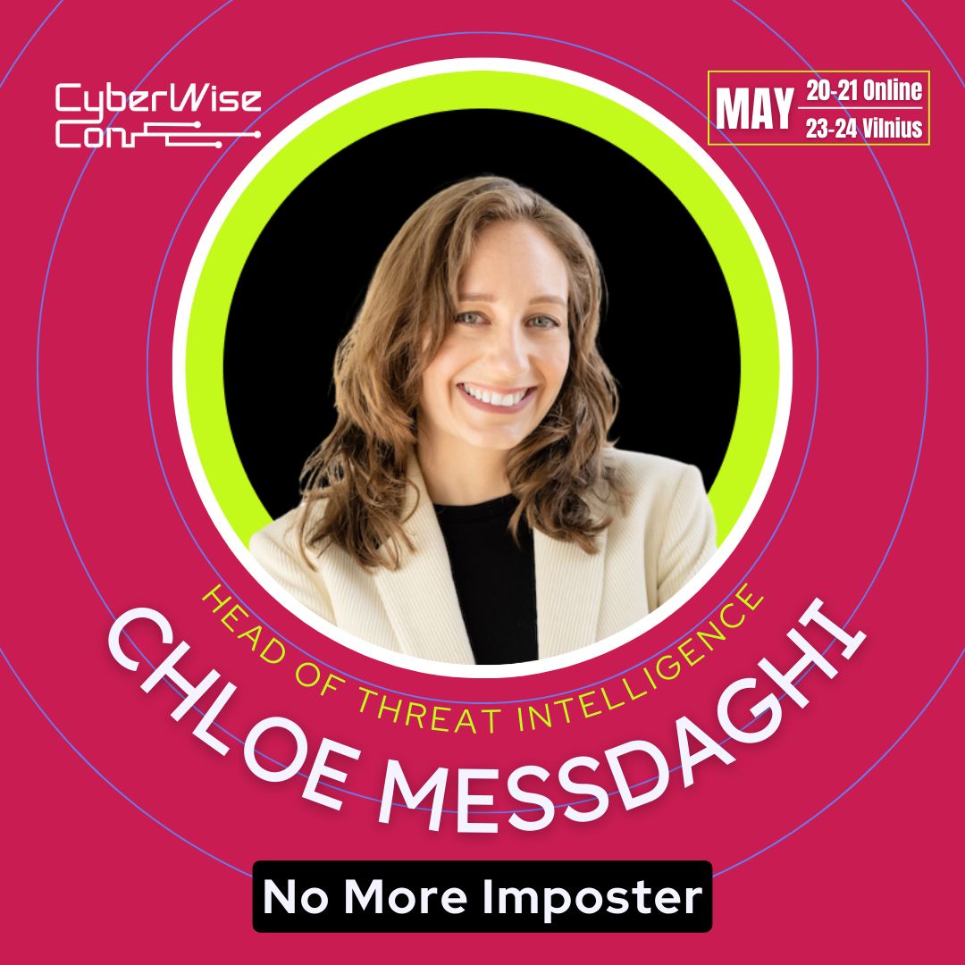Ernestas Sysojevas on LinkedIn: 🔒 Join Chloé Messdaghi at CyberwiseCon ...