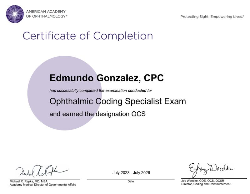 Edmundo Gonzalez CPC COPC OCS on LinkedIn: I m happy to share that I Edmundo Gonzalez CPC COPC OCS on LinkedIn: I m happy to share that I