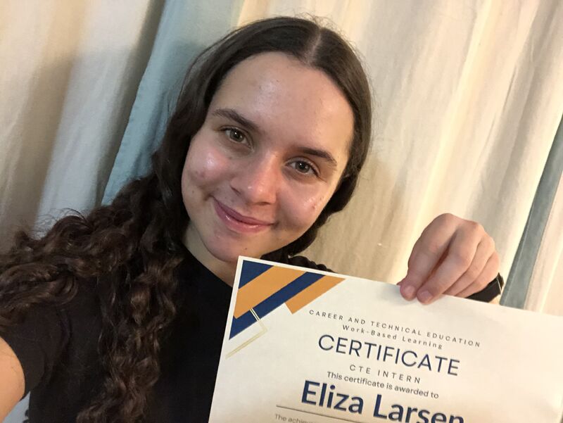 Eliza Larsen on LinkedIn: Thrilled to share I got my CTE Intern Eliza Larsen on LinkedIn: Thrilled to share I got my CTE Intern