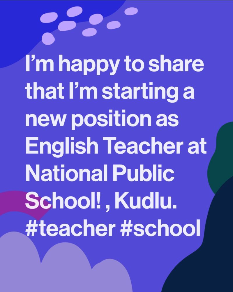 Roopa Shree Venkatesh - English Teacher - National Public School ...