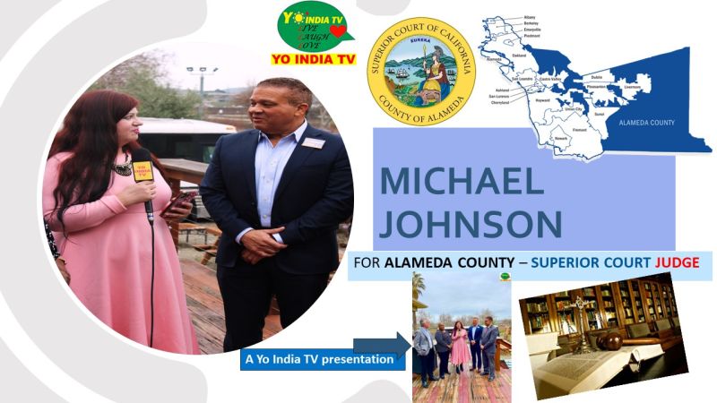 YO INDIA TV on LinkedIn: Michael Johnson for Alameda County Superior YO INDIA TV on LinkedIn: Michael Johnson for Alameda County Superior