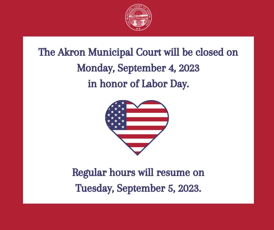 Akron Municipal Court on LinkedIn: The Akron Municipal Court will be Akron Municipal Court on LinkedIn: The Akron Municipal Court will be