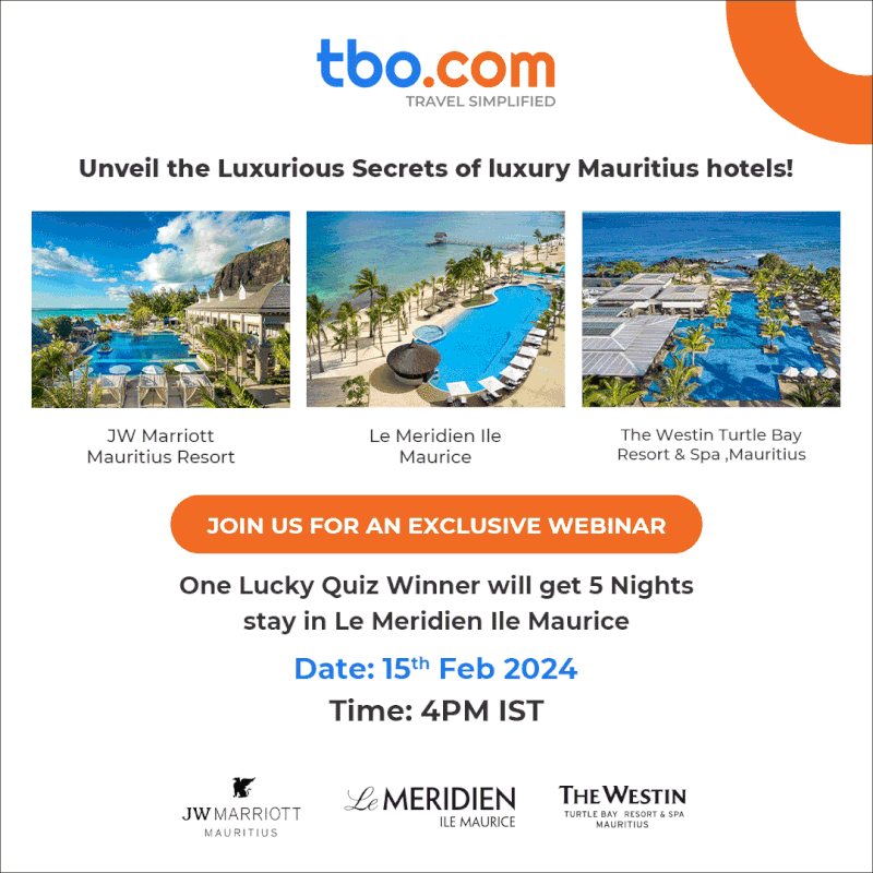 TBO.COM on LinkedIn: #mauritiuswebinar #luxuryhotels #webinar