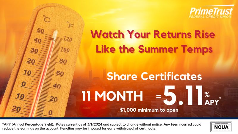 PrimeTrust Federal Credit Union on LinkedIn: Lock in a hot 5 11% APY on PrimeTrust Federal Credit Union on LinkedIn: Lock in a hot 5 11% APY on