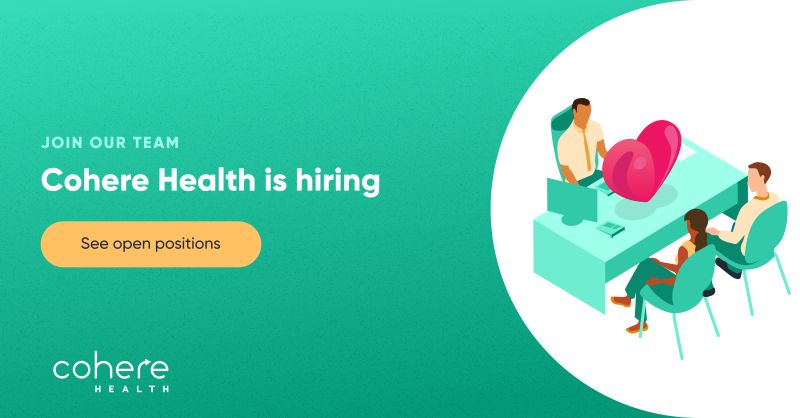 Taaj Alston on LinkedIn: Careers - Cohere Health