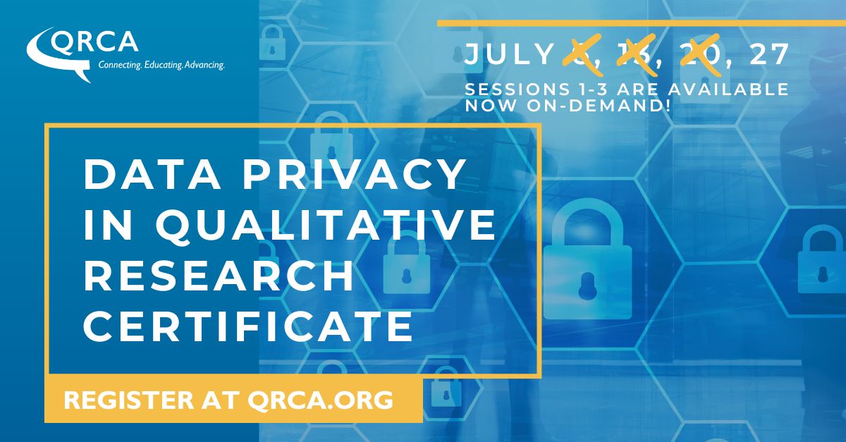 QRCA on LinkedIn: Data Privacy in Qualitative Research Certificate 2023 QRCA on LinkedIn: Data Privacy in Qualitative Research Certificate 2023