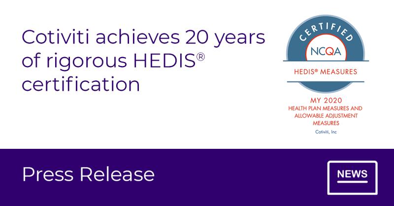 Cayla Johnson on LinkedIn: Cotiviti marks 20 years of achieving HEDIS Cayla Johnson on LinkedIn: Cotiviti marks 20 years of achieving HEDIS