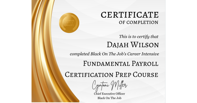 Dajah Wilson on LinkedIn: Fundamental Payroll Certification Prep Course Dajah Wilson on LinkedIn: Fundamental Payroll Certification Prep Course