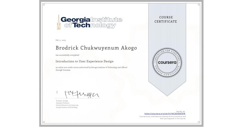 Brodrick Akogo on LinkedIn: Completion Certificate for Introduction to Brodrick Akogo on LinkedIn: Completion Certificate for Introduction to