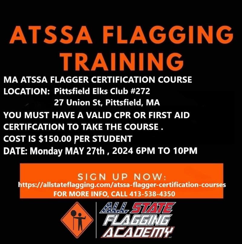All State Flagging on LinkedIn: MA Flagger Certification Course MAY All State Flagging on LinkedIn: MA Flagger Certification Course MAY