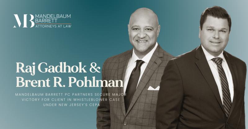 Mandelbaum Barrett PC on LinkedIn: Partners Raj Gadhok and Brent Mandelbaum Barrett PC on LinkedIn: Partners Raj Gadhok and Brent