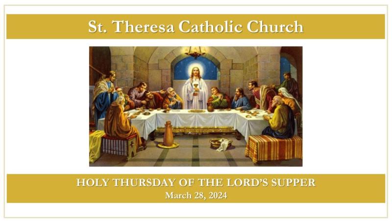 Aireen Joven Schweitzer on LinkedIn: Holy Thursday Of The Lord's Supper ...