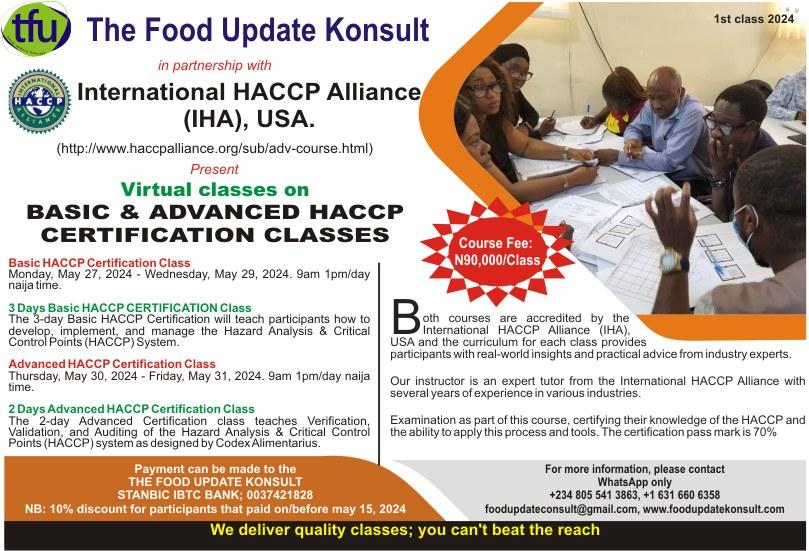 The Movietainment Magazine Ventures on LinkedIn: BASIC ADVANCED HACCP The Movietainment Magazine Ventures on LinkedIn: BASIC ADVANCED HACCP