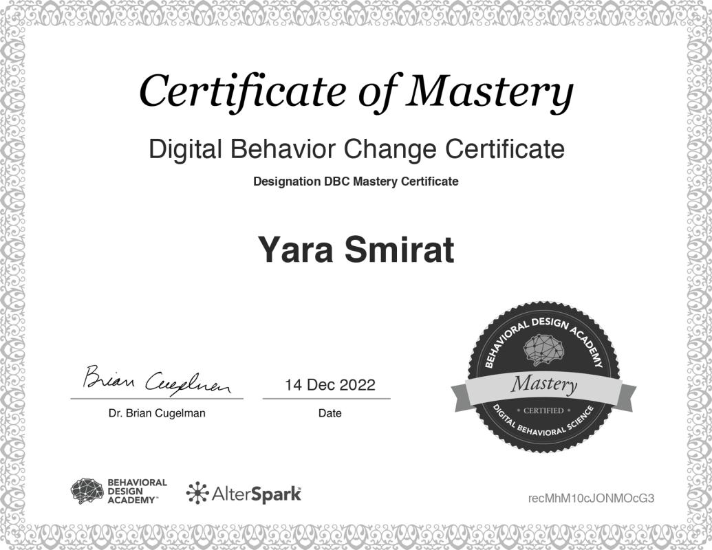 Yara Smirat on LinkedIn: Excited to share that I have successfully Yara Smirat on LinkedIn: Excited to share that I have successfully