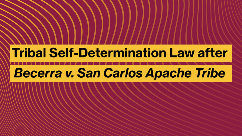 Tanayia White on LinkedIn: Tribal Self Determination Law after Becerra Tanayia White on LinkedIn: Tribal Self Determination Law after Becerra