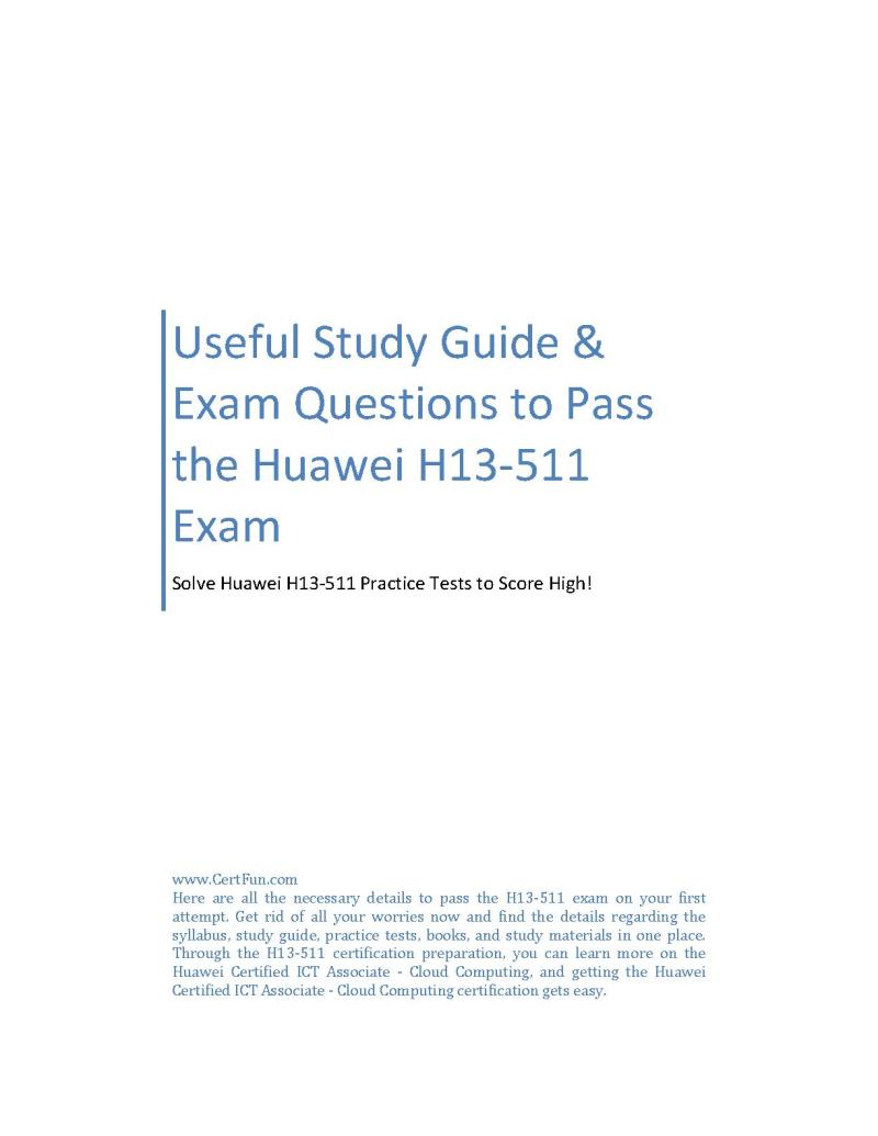 CertFun on LinkedIn: Useful Study Guide Exam Questions to Pass the CertFun on LinkedIn: Useful Study Guide Exam Questions to Pass the