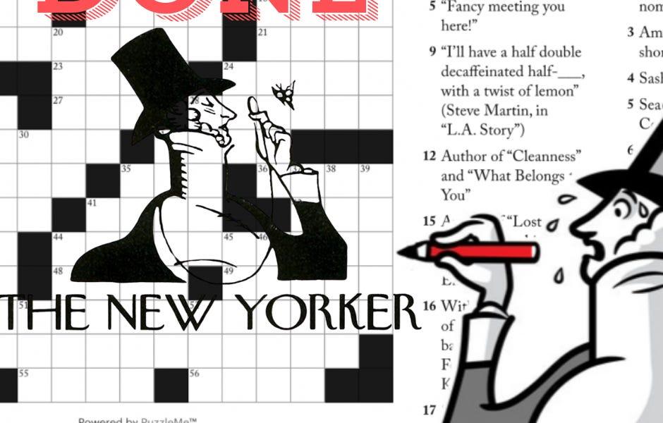 Peggy Guiler on LinkedIn: New Yorker Crossword Done Peggy Guiler on LinkedIn: New Yorker Crossword Done