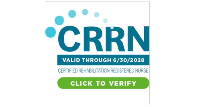 Rehabilitation Nursing Certification Board issued a BadgeCert digital Rehabilitation Nursing Certification Board issued a BadgeCert digital
