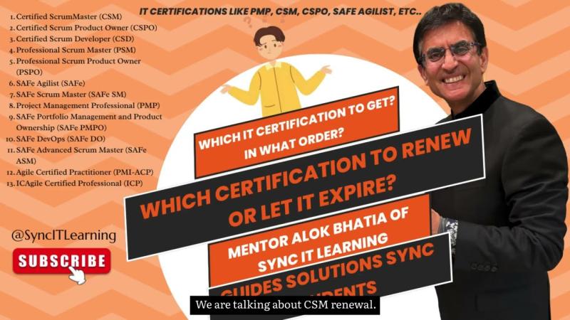 Sync IT Learning on LinkedIn: Which IT certification to renew which not Sync IT Learning on LinkedIn: Which IT certification to renew which not