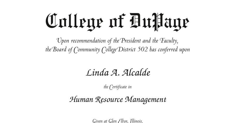 Linda Torruella on LinkedIn: Just received my Certificate from College Linda Torruella on LinkedIn: Just received my Certificate from College