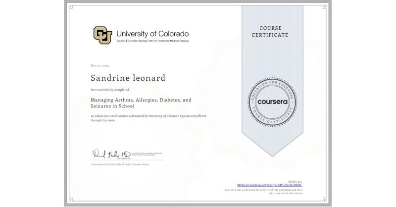 Sandrine Leonard on LinkedIn: Completion Certificate for Managing Sandrine Leonard on LinkedIn: Completion Certificate for Managing