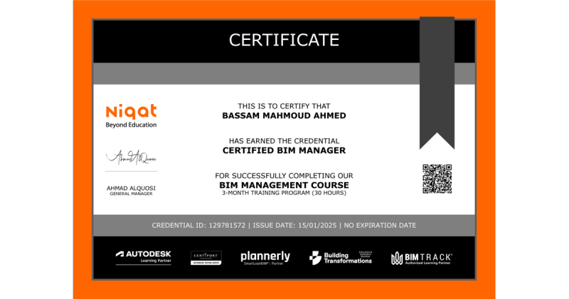 Bassam Mahmoud on LinkedIn: CERTIFIED BIM MANAGER • BASSAM MAHMOUD Bassam Mahmoud on LinkedIn: CERTIFIED BIM MANAGER • BASSAM MAHMOUD