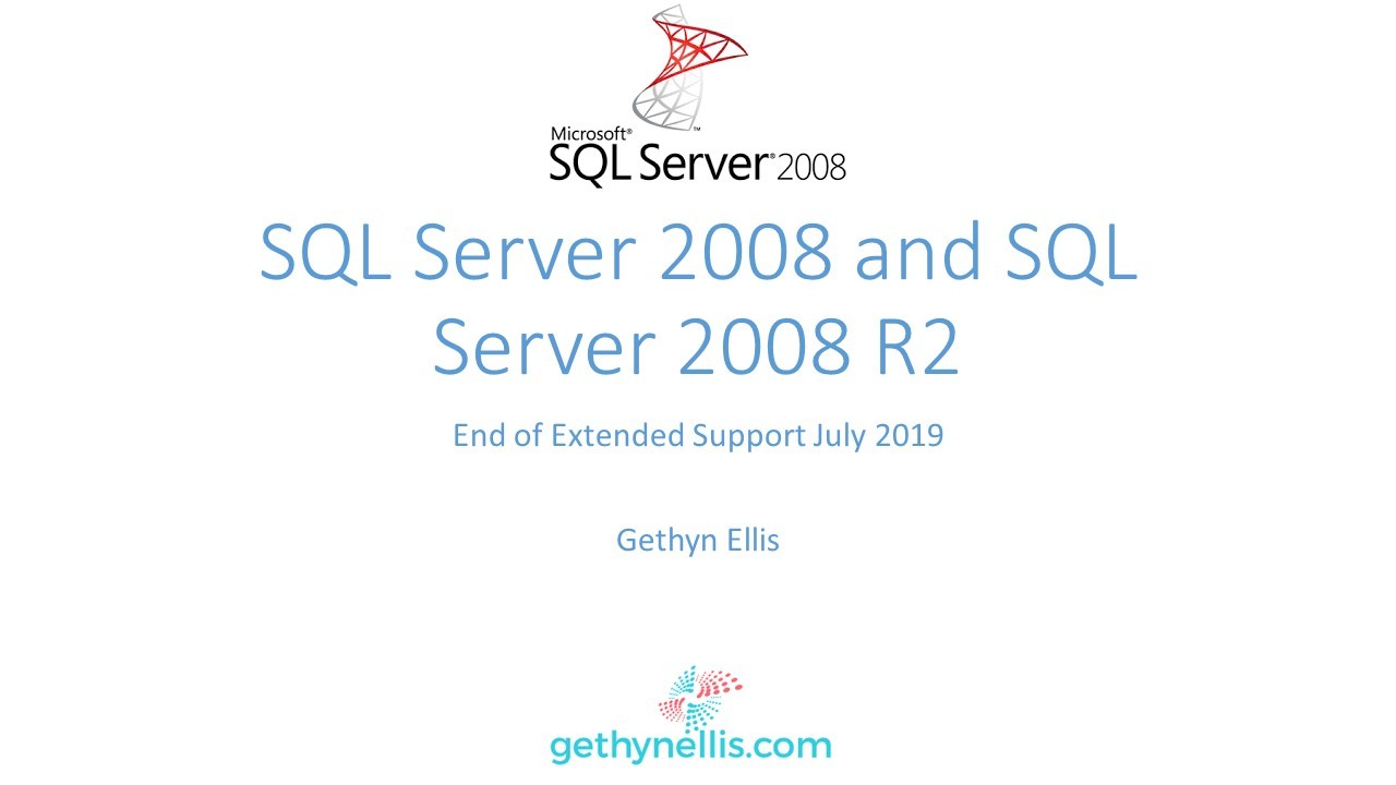 OUT OF SUPPORT: SQL Server 2008 and SQL Server 2008 R2 OUT OF SUPPORT: SQL Server 2008 and SQL Server 2008 R2