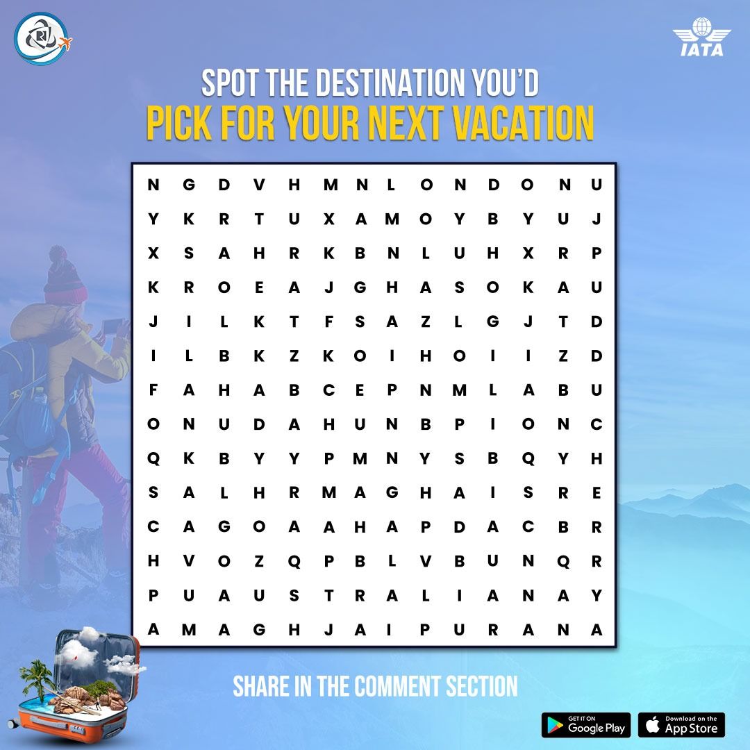 IRCTC OFFICIAL on LinkedIn: #vacation #crossword #book #flight #tickets IRCTC OFFICIAL on LinkedIn: #vacation #crossword #book #flight #tickets