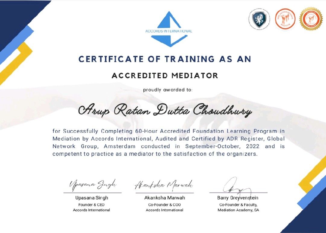 Arup Ratan Dutta Choudhury on LinkedIn: Happy to become an Accredited Arup Ratan Dutta Choudhury on LinkedIn: Happy to become an Accredited
