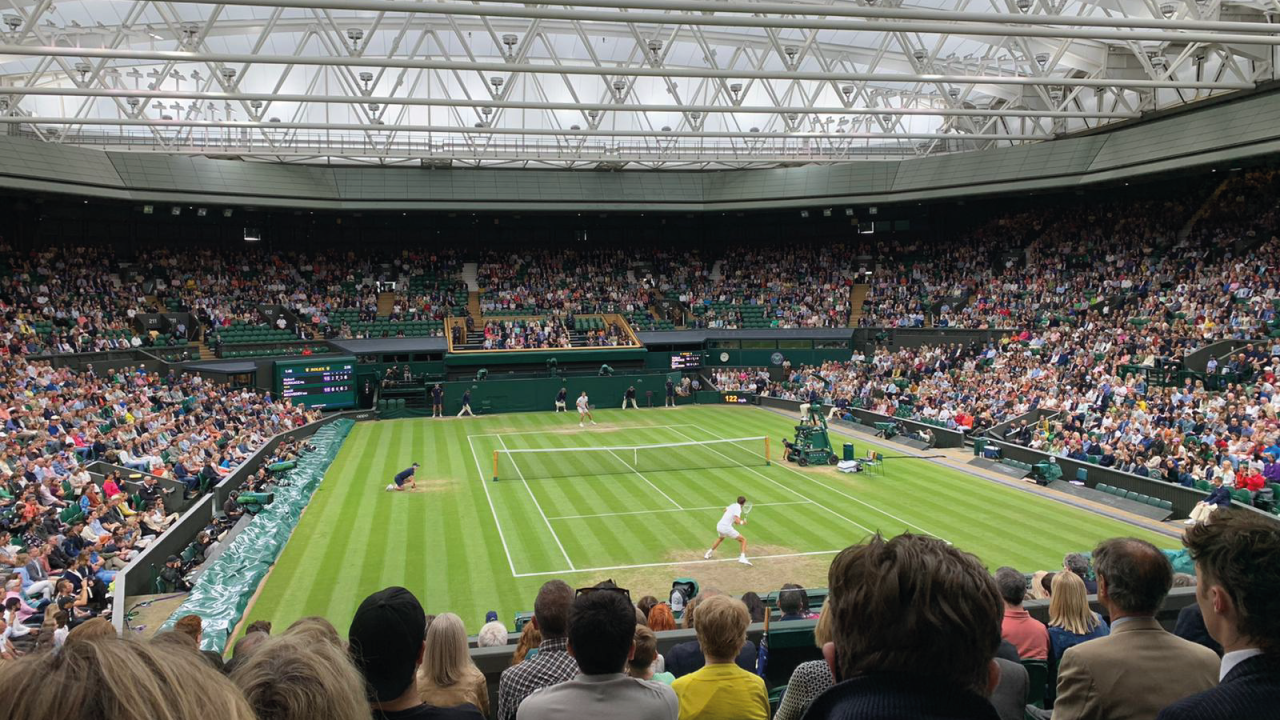 Debenture day at Wimbledon with smiles all round