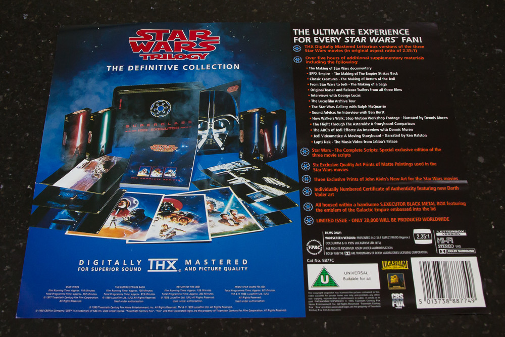 Star Wars Trilogy VHS (JAS) Star Wars Trilogy VHS (JAS)