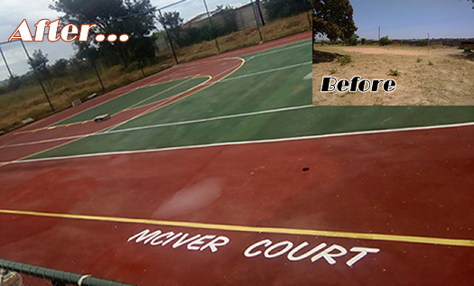 The Dr Jack Ramsay Pave A Dirt Basketball Court Initiative Zimbabwe The Dr Jack Ramsay Pave A Dirt Basketball Court Initiative Zimbabwe