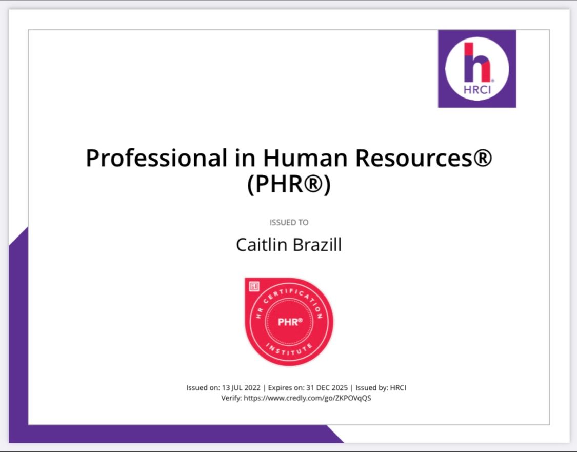 I DID IT This week I earned my PHR certification I m so so proud of I DID IT This week I earned my PHR certification I m so so proud of