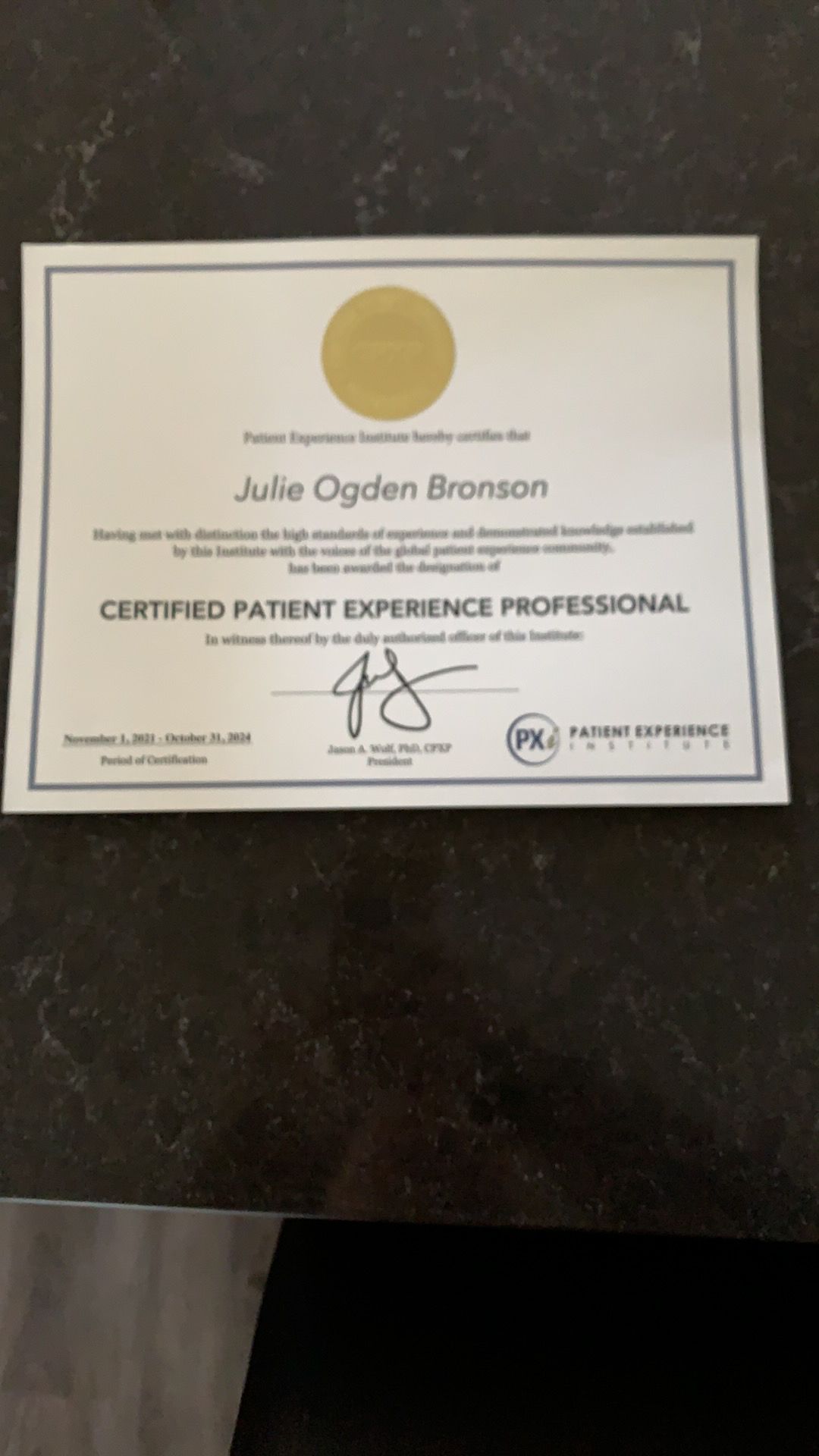 Finally received my official CPXP certification in the mail I am proud Finally received my official CPXP certification in the mail I am proud