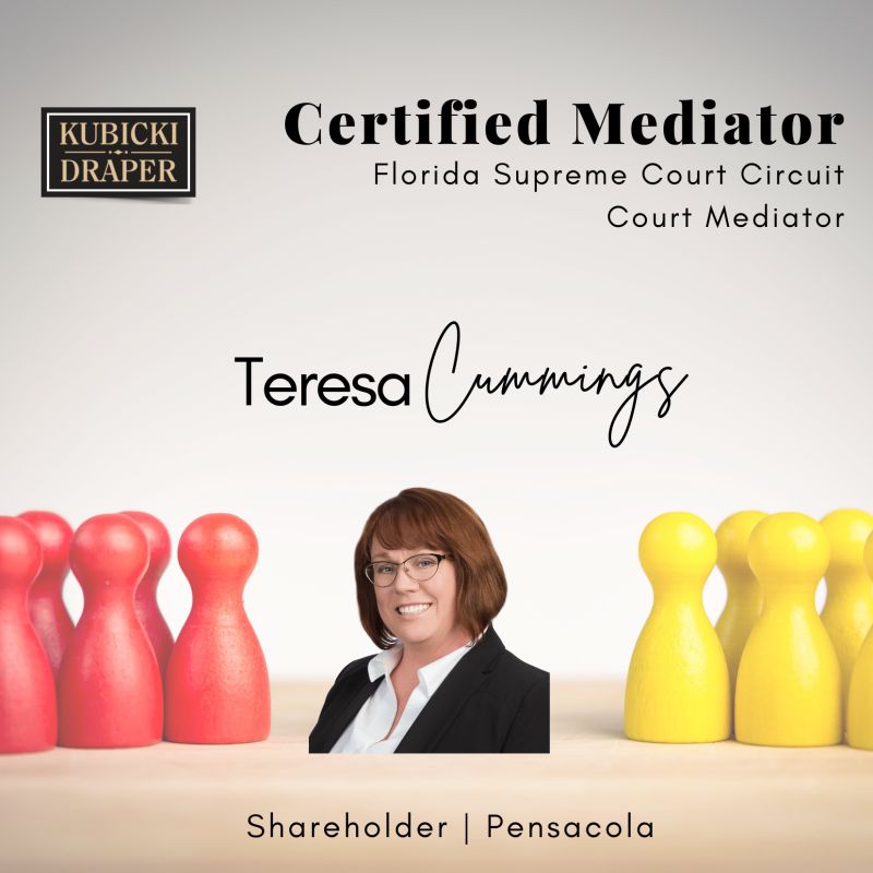 Kubicki Draper on LinkedIn: #mediator #kdlaw #florida Kubicki Draper on LinkedIn: #mediator #kdlaw #florida