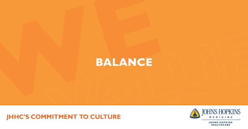 Johns Hopkins Health Plans on LinkedIn: #balance #workplaceculture # Johns Hopkins Health Plans on LinkedIn: #balance #workplaceculture #