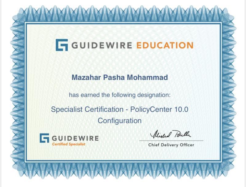 Mazahar Mohammad on LinkedIn: Configuration Specialist Certification Mazahar Mohammad on LinkedIn: Configuration Specialist Certification