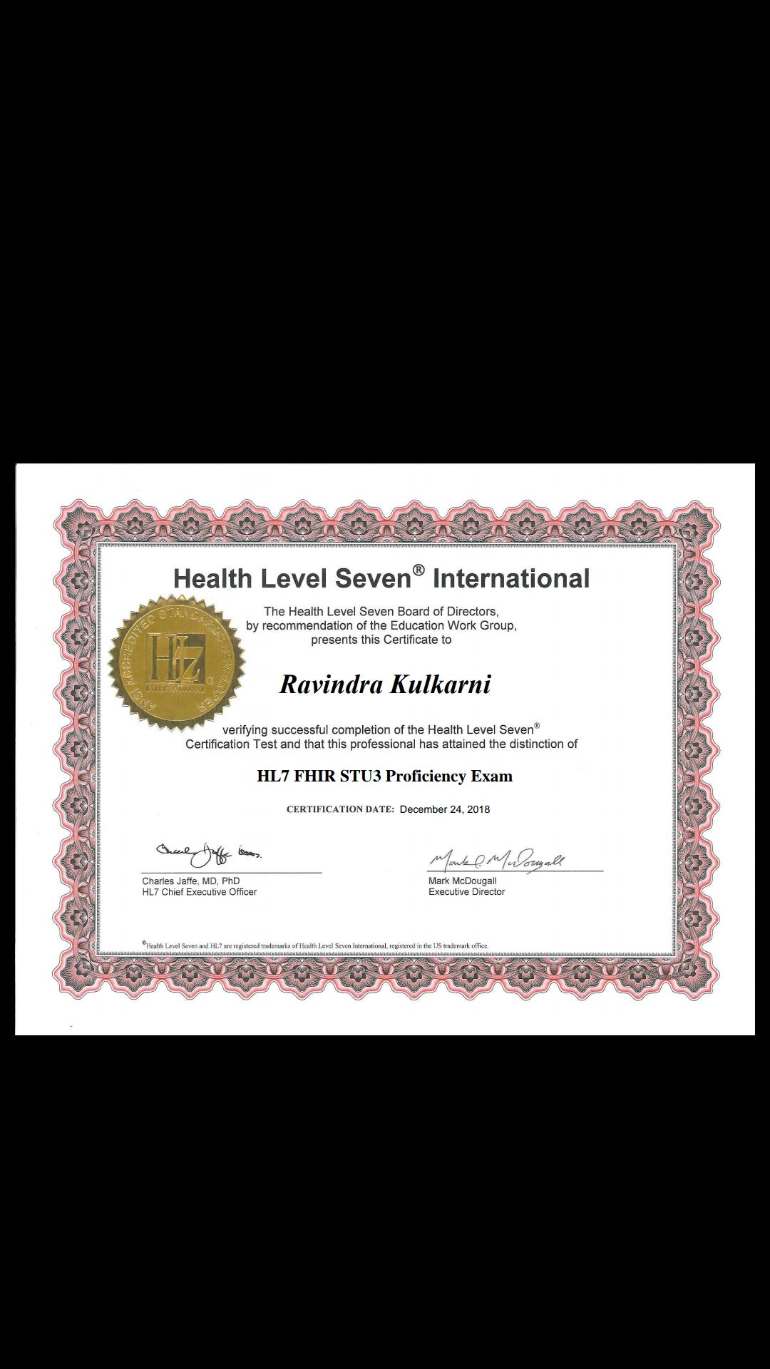 Done with FHIR CERTIFICATION ð Ravindra Kulkarni PMPÂŪïļ 23 comments Done with FHIR CERTIFICATION ð Ravindra Kulkarni PMPÂŪïļ 23 comments