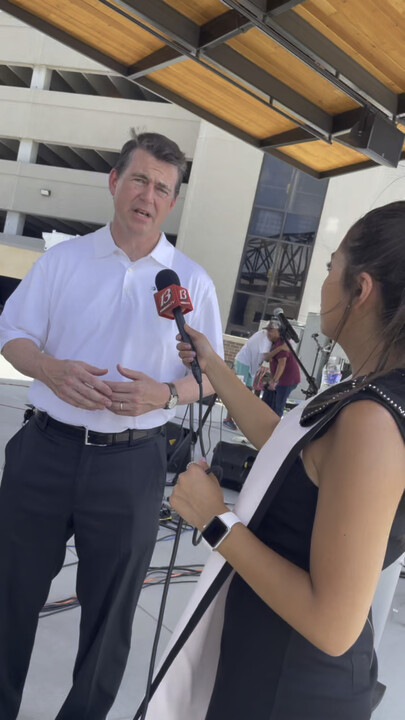 Here’s a quick recap from our CEO David Campbell at the Topeka Evergy Plaza  celebration. 💚💙 | Evergy Here’s a quick recap from our CEO David Campbell at the Topeka Evergy Plaza  celebration. 💚💙 | Evergy