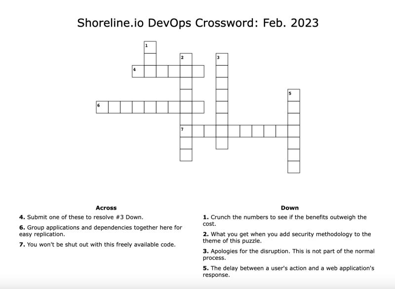 Shoreline io (Acquired by NVIDIA) on LinkedIn: #shorelineio #crossword Shoreline io (Acquired by NVIDIA) on LinkedIn: #shorelineio #crossword