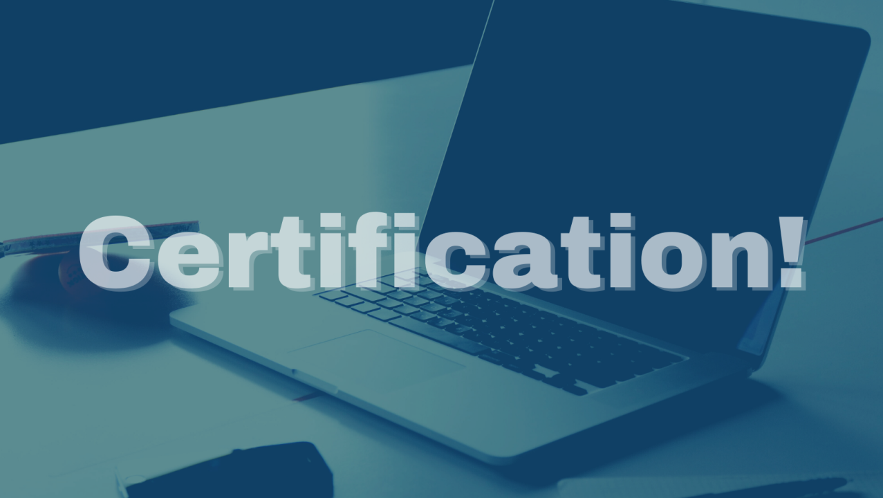 Certification Certification