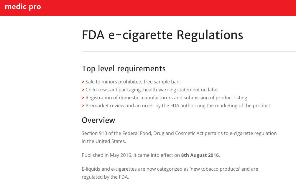 fda regulations on cigarettes overview of new e cig / e liquid U.S. Tobacco Companies File Suit