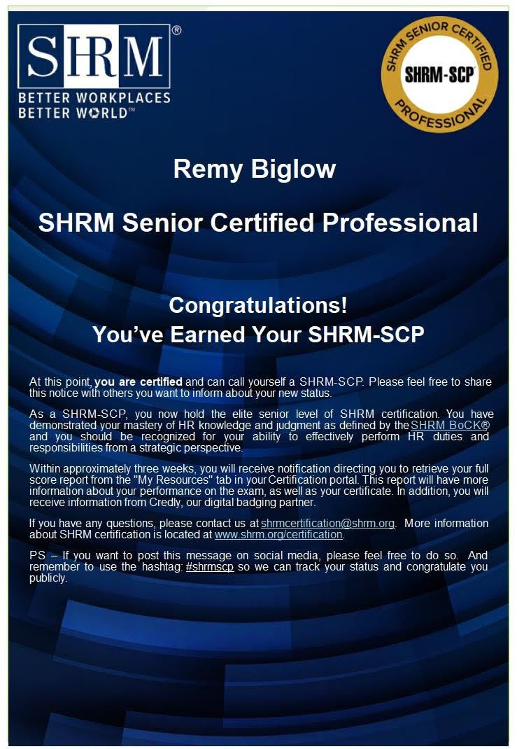Remy Biglow M Ed CPTD PMP SHRM SCP on LinkedIn: #career #hr # Remy Biglow M Ed CPTD PMP SHRM SCP on LinkedIn: #career #hr #