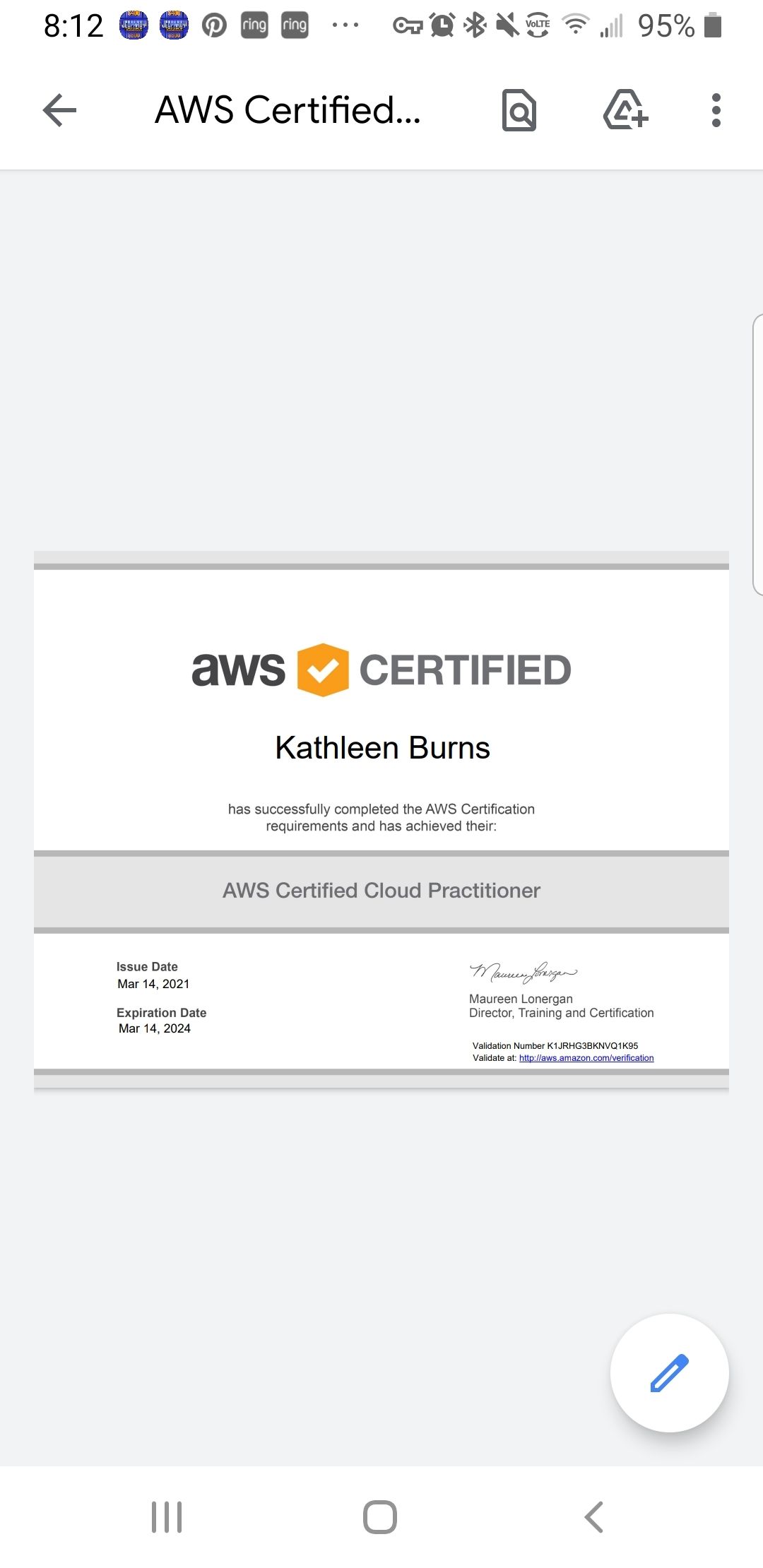 Kathy (Doran) Burns MA ITIL CIAM CAMS CCP on LinkedIn: Passed my Kathy (Doran) Burns MA ITIL CIAM CAMS CCP on LinkedIn: Passed my