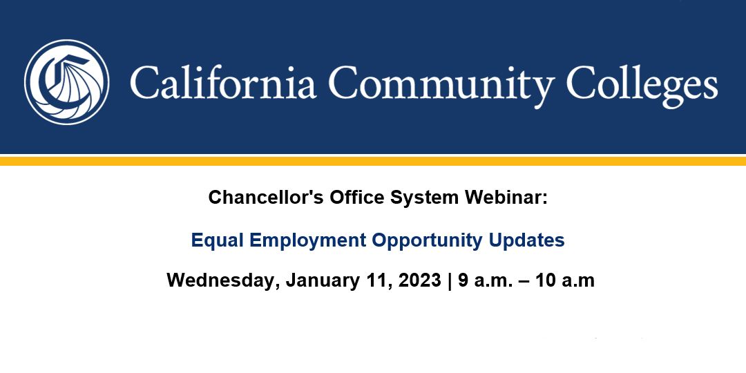 California Community Colleges on LinkedIn: REMINDER: If you were California Community Colleges on LinkedIn: REMINDER: If you were