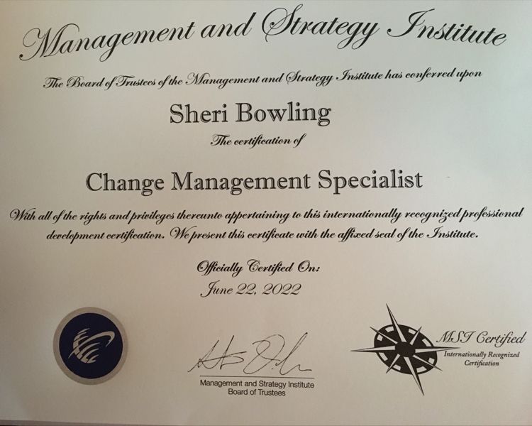Sheri Cox Bowling MS CADC II PMP on LinkedIn: Earned another Sheri Cox Bowling MS CADC II PMP on LinkedIn: Earned another