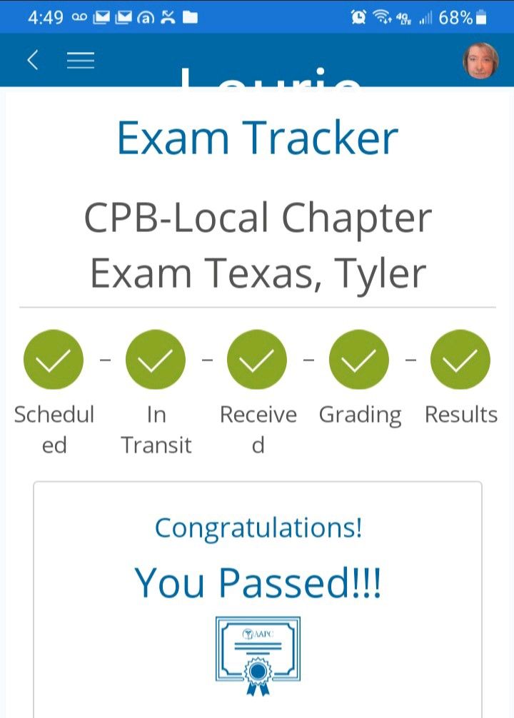 WOOHOO This was the hardest certification for me to pass Totally WOOHOO This was the hardest certification for me to pass Totally