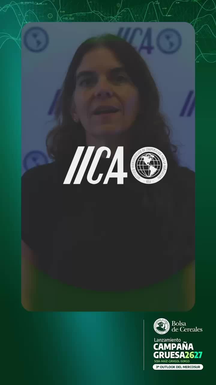 🌱 Valeria Piñeiro , Directora de Cooperación Técnica del IICA, invita a participar del Lanzamiento de la Campaña Gruesa 2026/27 y del 3° Outlook del Mercosur., Un encuentro para analizar las… | Bolsa ...