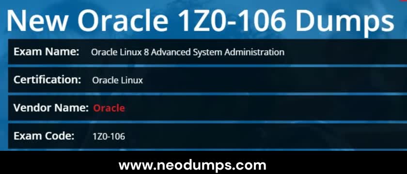 Neo Dumps on LinkedIn: #neodumps #exam dumps #certifications #oracle Neo Dumps on LinkedIn: #neodumps #exam dumps #certifications #oracle