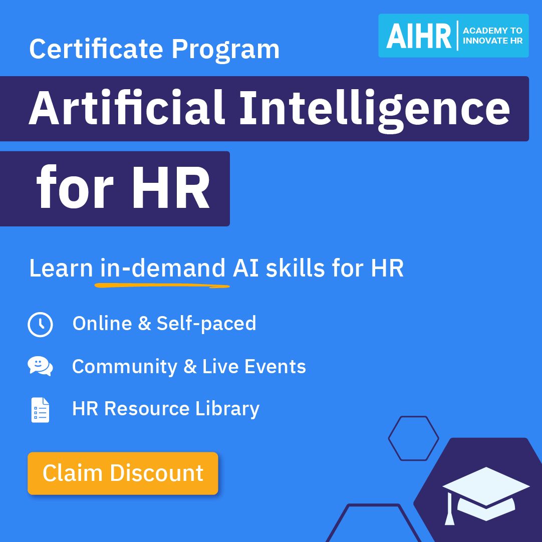 AI in HR Certificate Programme AIHR AI is transforming HR redefining AI in HR Certificate Programme AIHR AI is transforming HR redefining